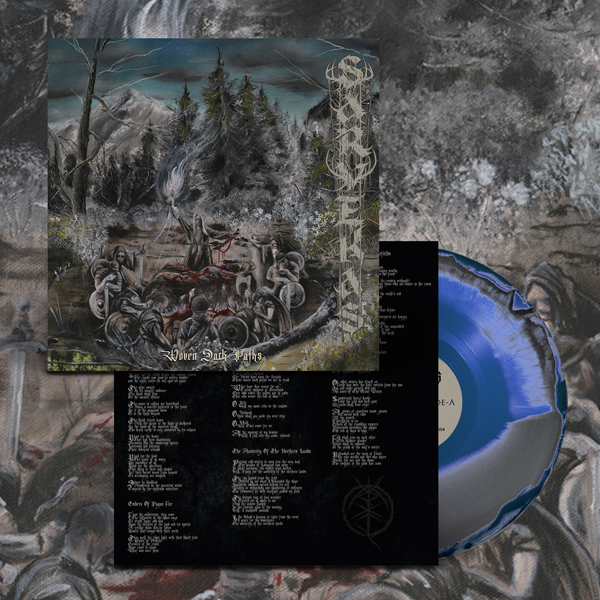 SARVEKAS – WOVEN DARK PATHS (LIMITED SEA BLUE/GREY VINYL) Vinyl LP