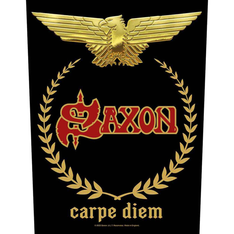 Saxon Carpe Diem Back Patch