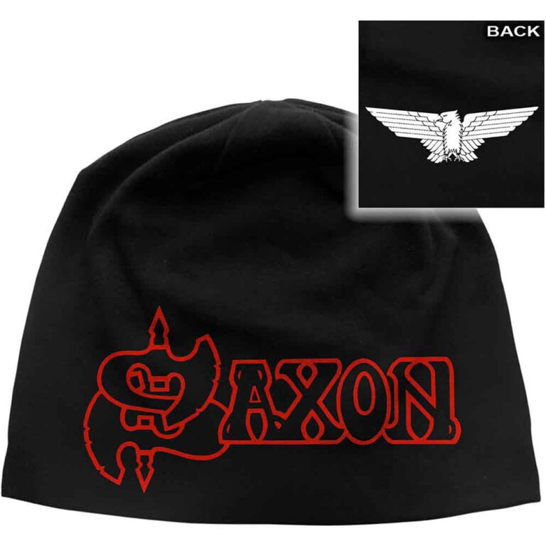 Saxon Logo & Eagle Beanie Hat