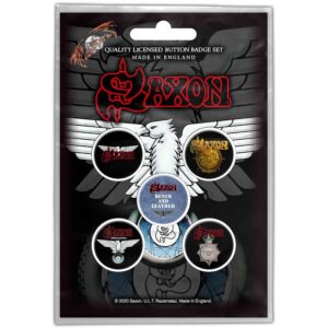Saxon Wheels Of Steel Badge Pack