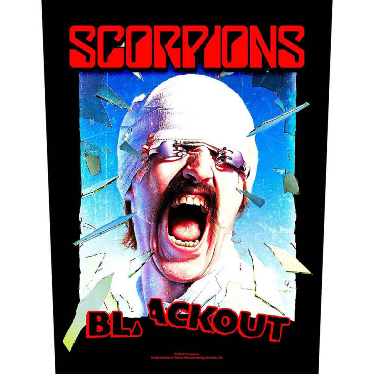 Scorpions Blackout Back Patch