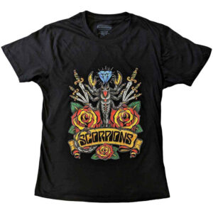 Scorpions Traditional Tattoo Black T-Shirt