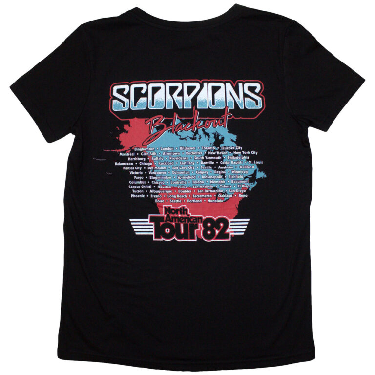 Scorpions Blackout Tour ’82 Ladies T-Shirt
