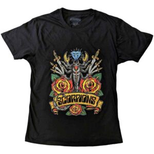 Scorpions Traditional Tattoo Black T-Shirt
