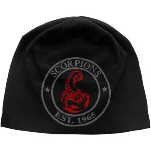 Scorpions Unisex Est. 1965 Black Beanie Hat