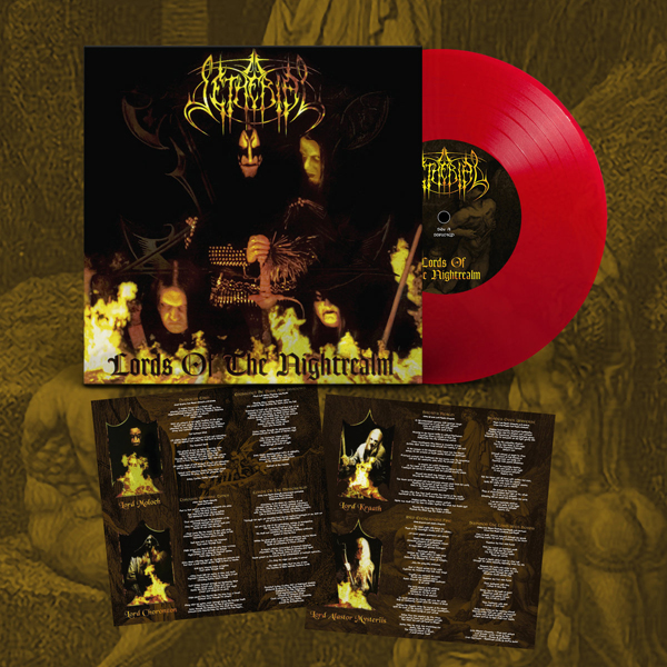Setherial – LORDS OF THE NIGHTREALM (TRANSPARENT RED VINYL) Vinyl LP