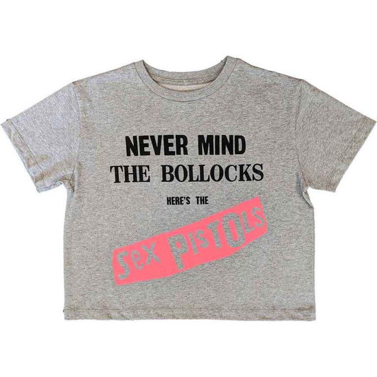 The Sex Pistols Never Mind The Bollocks Original Album Ladies Crop Top