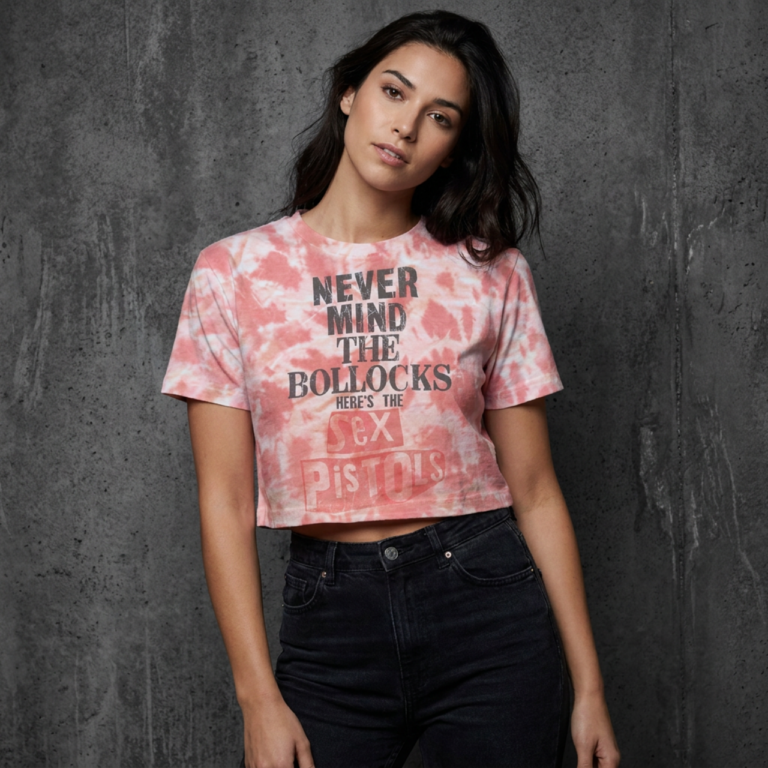 The Sex Pistols Never Mind the Bollocks Ladies Crop Top