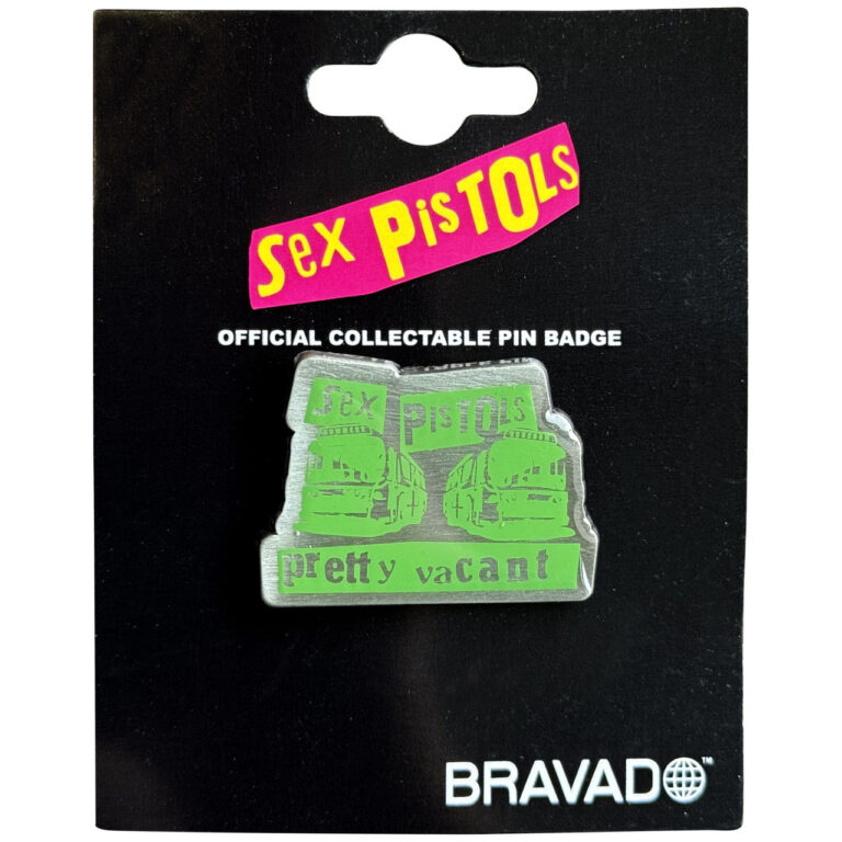 The Sex Pistols Pretty Vacant Coaches Pin Badge