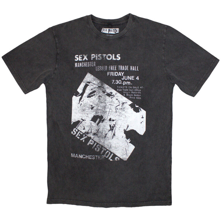 The Sex Pistols Manchester Flyer T-Shirt