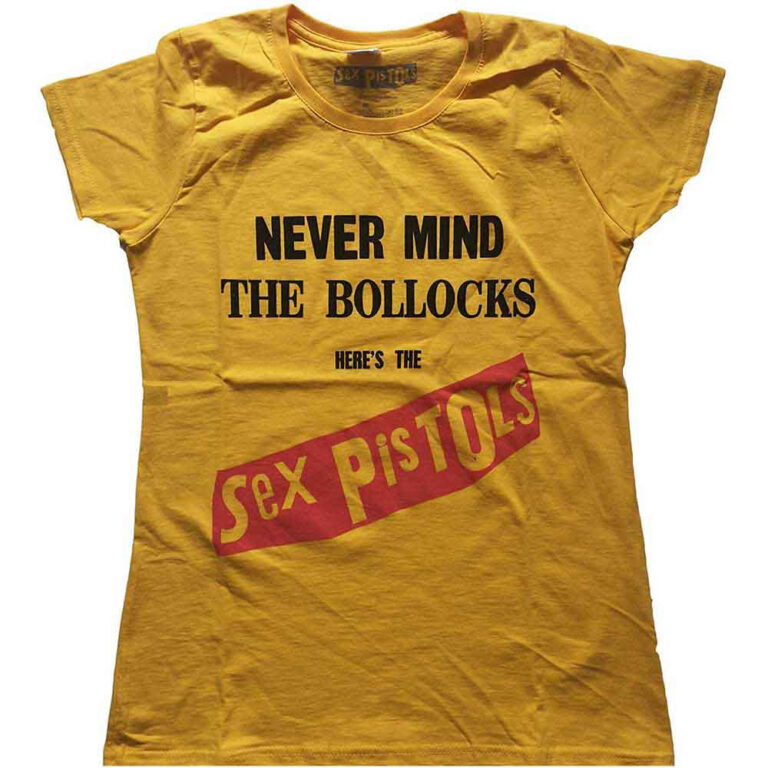 The Sex Pistols Never Mind the Bollocks Original Album Ladies T-Shirt