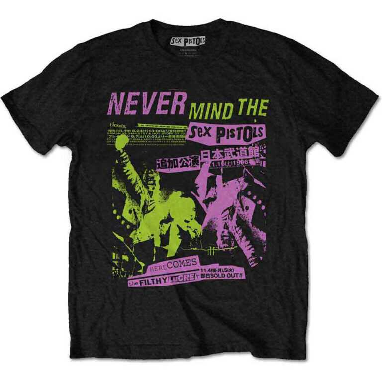 The Sex Pistols Japanese Poster T-Shirt