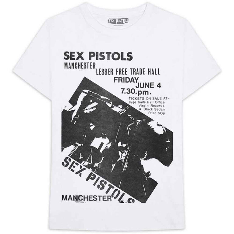 The Sex Pistols Manchester Flyer T-Shirt