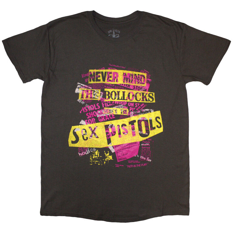 The Sex Pistols NMTB Text Overlay T-Shirt
