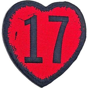 The Sex Pistols 17 Heart Standard Woven Patch