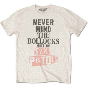 The Sex Pistols Bollocks Distressed Natural T-Shirt