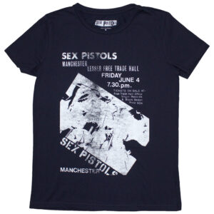 The Sex Pistols Manchester Flyer Ladies T-Shirt