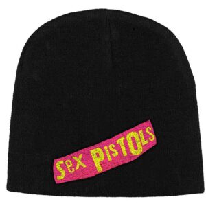 The Sex Pistols Unisex Logo Black Beanie Hat
