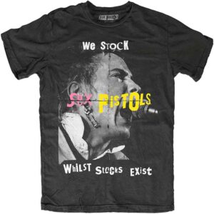 The Sex Pistols We Stock Black T-Shirt