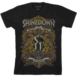 Shinedown Ornamental Scissors Black T-Shirt