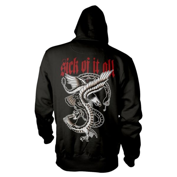 Sick Of It All - Eagle Hoodie - Image 2
