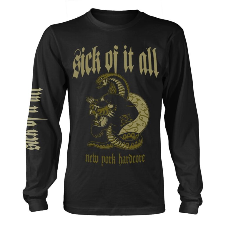 Sick Of It All – Panther Long Sleeved T-Shirt