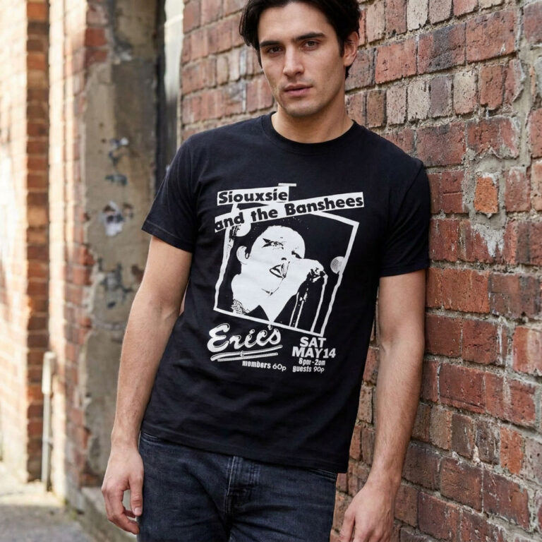 Siouxsie & The Banshees Unisex Premium Carbon T-Shirt: Eric’s Black T-Shirt