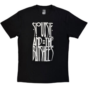 Siouxsie & The Banshees Logo Mono Black T-Shirt