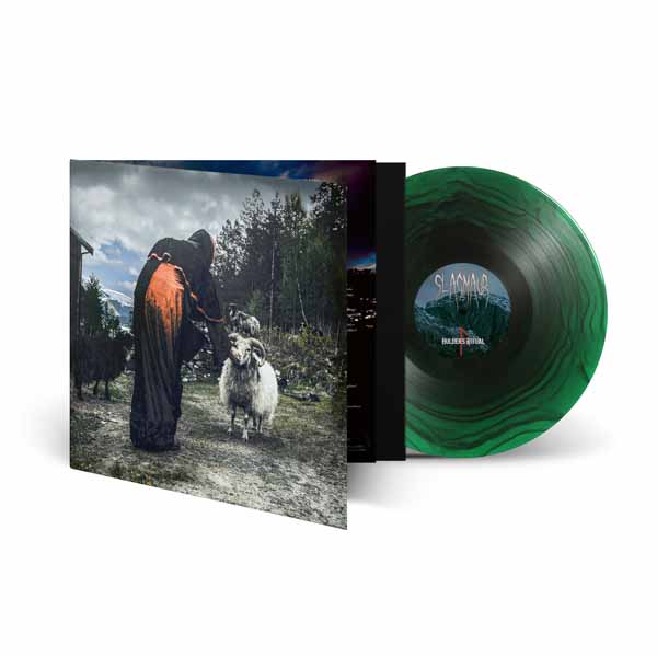 SLAGMAUR – HULDERS RITUAL (GREEN/ BLACK RIPPLE) Vinyl LP