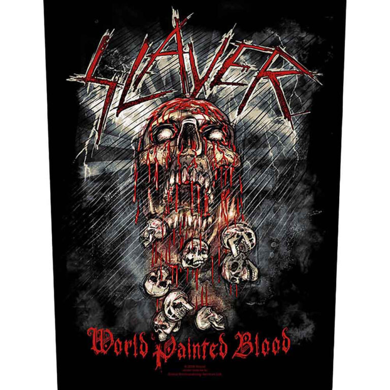 Slayer World Painted Blood Back Patch