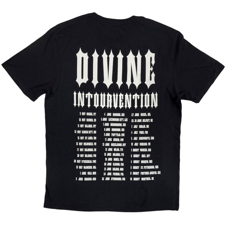 Slayer Divine Intervention 2014 Dates T-Shirt