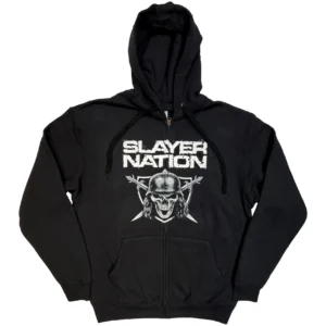 Slayer Slayer Nation Black Zip Hoodie