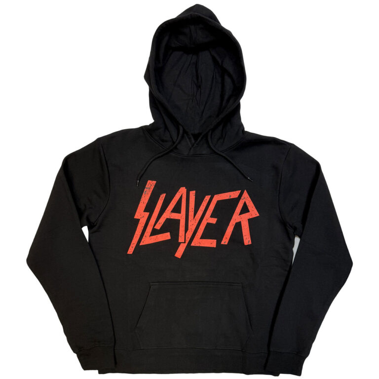 Slayer Distressed Logo Pullover Hoodie