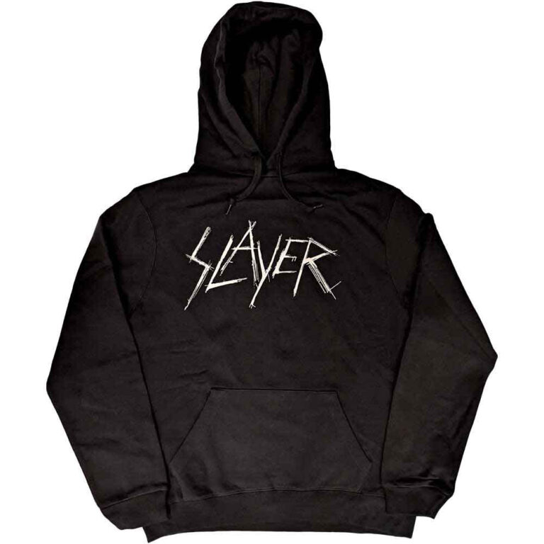 Slayer Scratchy Logo Pullover Hoodie