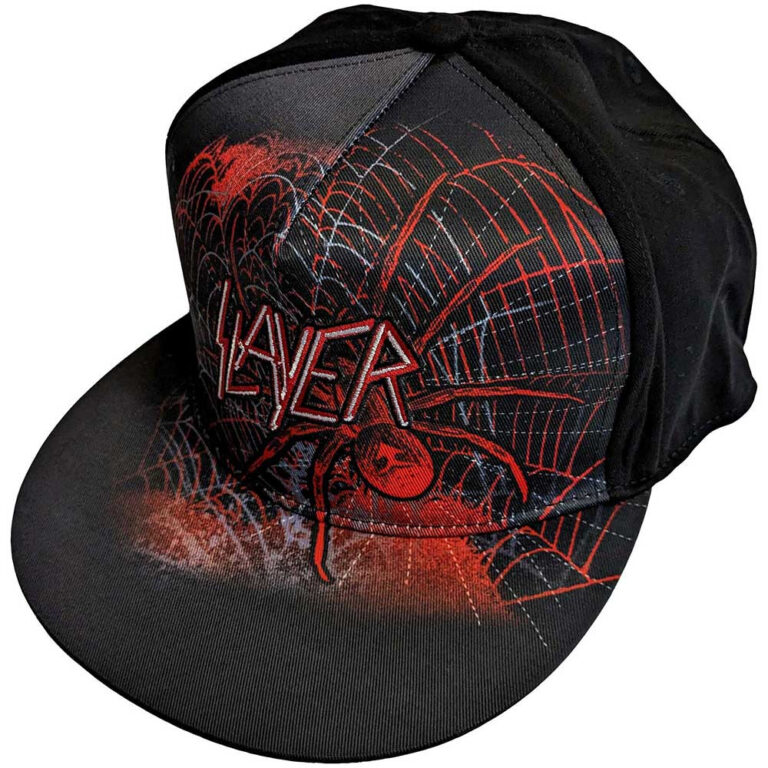 Slayer Spiderweb Snapback Cap