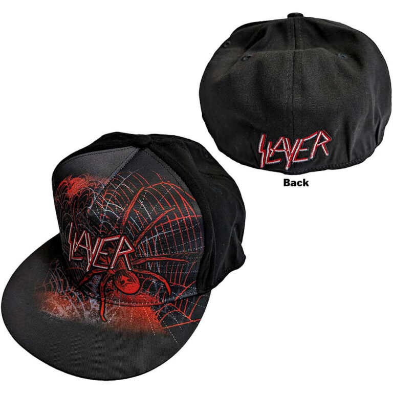 Slayer Spiderweb Snapback Cap