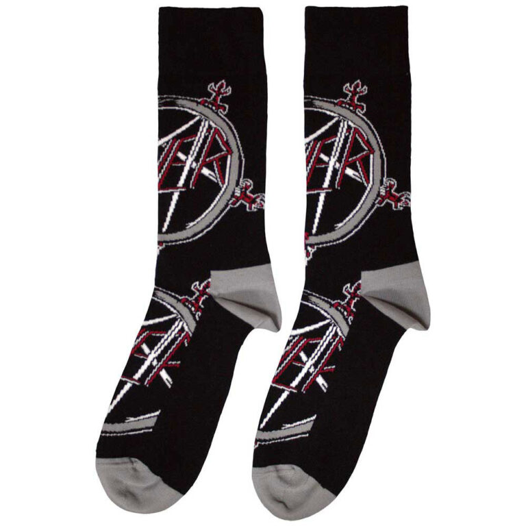 Slayer Pentagram (Black) (UK Size 4 – 7) Socks