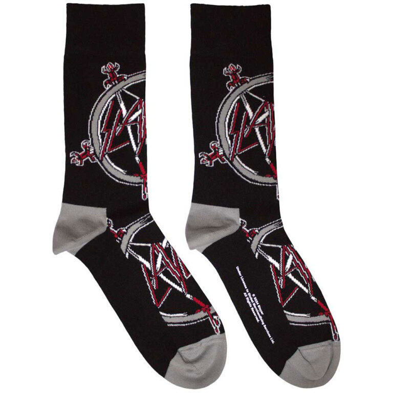 Slayer Pentagram (Black) (UK Size 4 – 7) Socks
