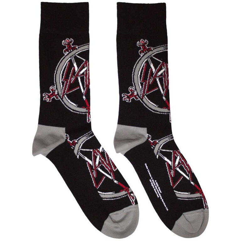 Slayer Pentagram (Black) (UK Size 7 – 11) Socks