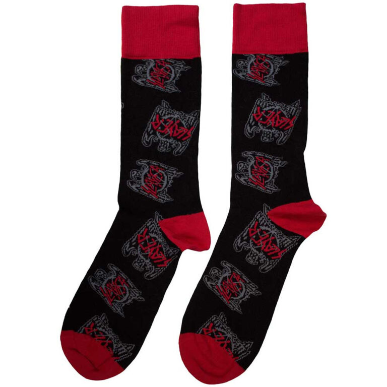 Slayer Eagle Crest Pattern Socks
