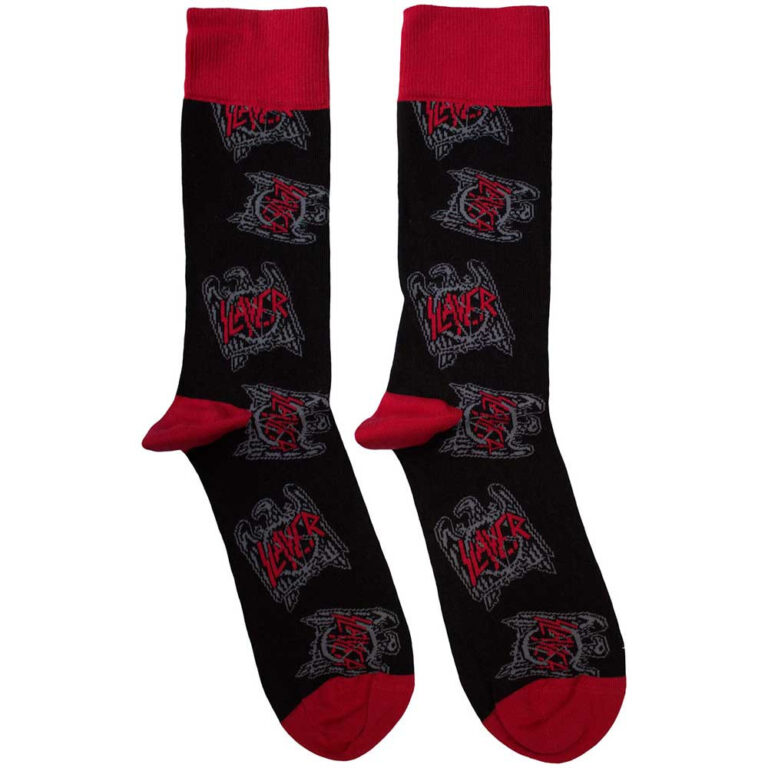 Slayer Eagle Crest Pattern Socks