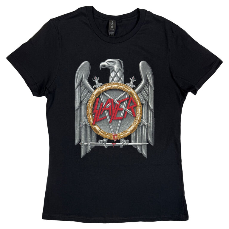 Slayer Silver Eagle Ladies T-Shirt