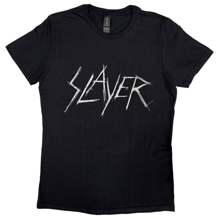 Slayer Scratchy Logo Ladies T-Shirt