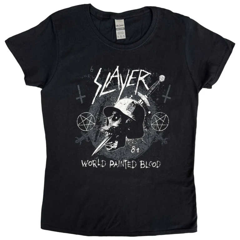 Slayer Dagger Skull Ladies T-Shirt
