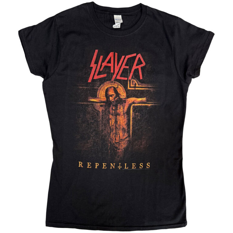 Slayer Repentless Crucifix Ladies T-Shirt
