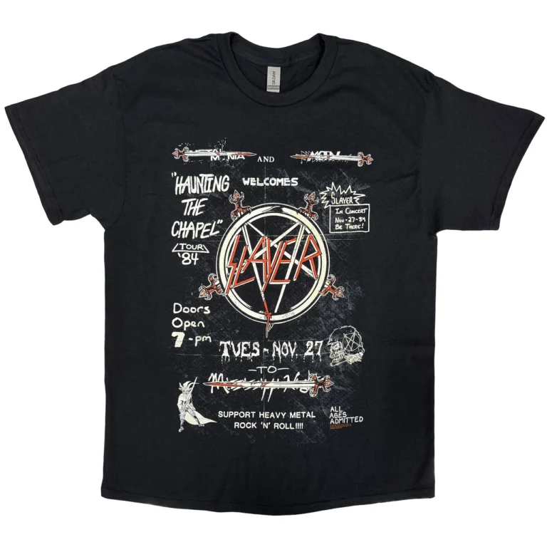 Slayer Haunting 84 Flier T-Shirt