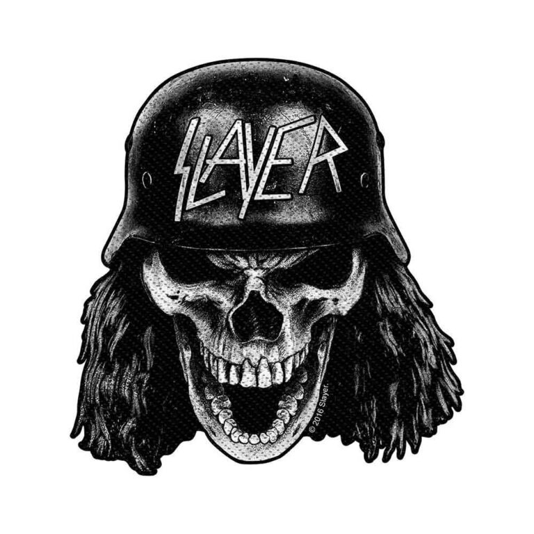 Slayer Wehrmacht Skull Cut Out Patch