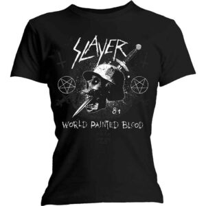 Slayer Dagger Skull Ladies T-Shirt
