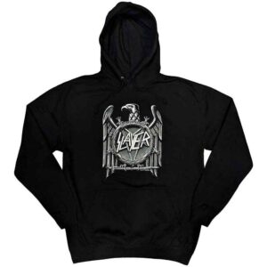 Slayer High Contrast Eagle Black Pullover Hoodie
