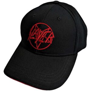 Slayer Pentagram Logo Black Baseball Cap